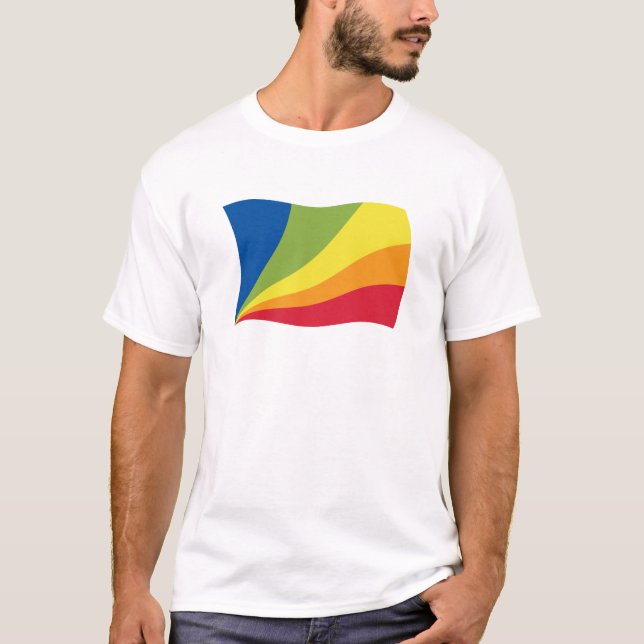 Camiseta de la bandera de Lingua Franca Nova (Anverso)