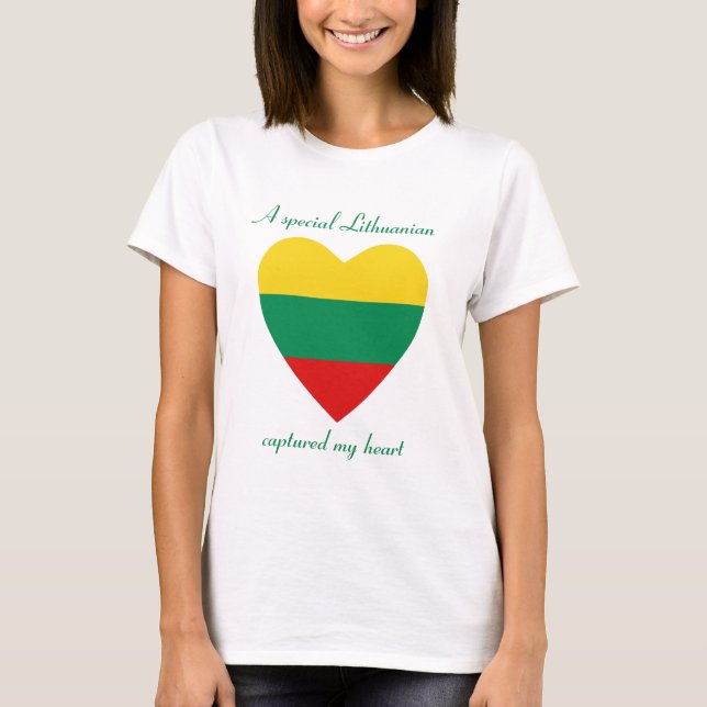 Camiseta de la bandera de Lituania (Anverso)