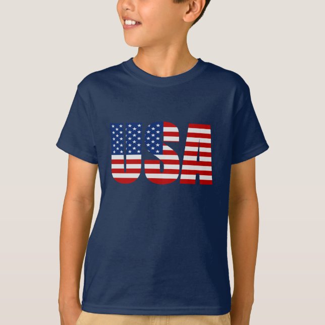 Camiseta de la bandera de los E.E.U.U. (Anverso)