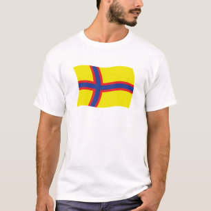 Camiseta de la bandera de los finlandeses de Ingri