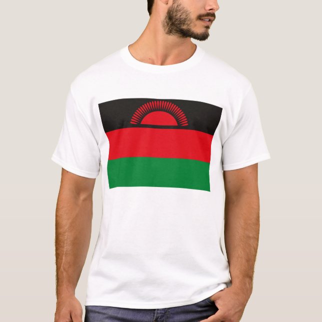 Camiseta de la bandera de Malawi (Anverso)