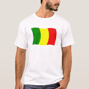 Camiseta de la bandera de Malí