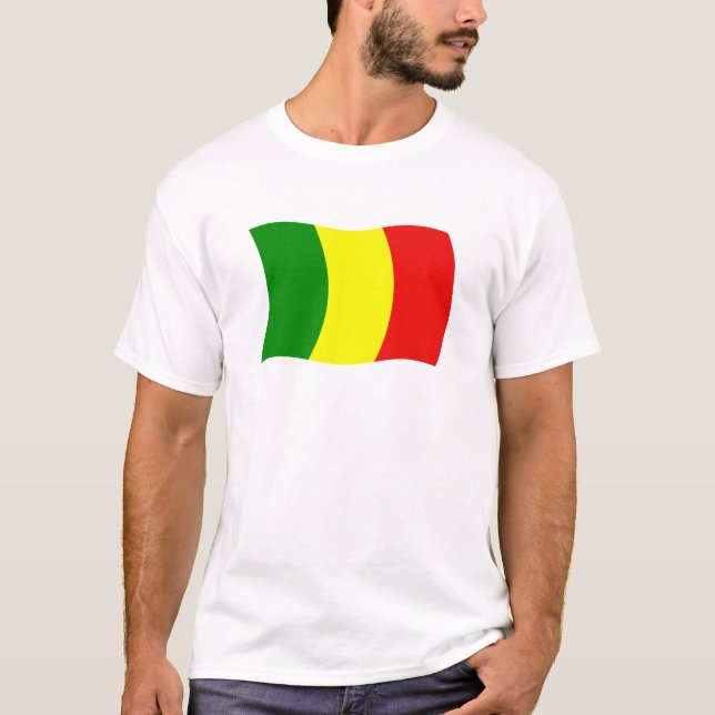 Camiseta de la bandera de Malí (Anverso)
