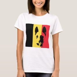 Camiseta de la bandera de Malinois del belga