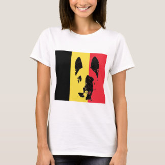 Camiseta de la bandera de Malinois del belga