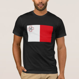 Camiseta de la bandera de Malta