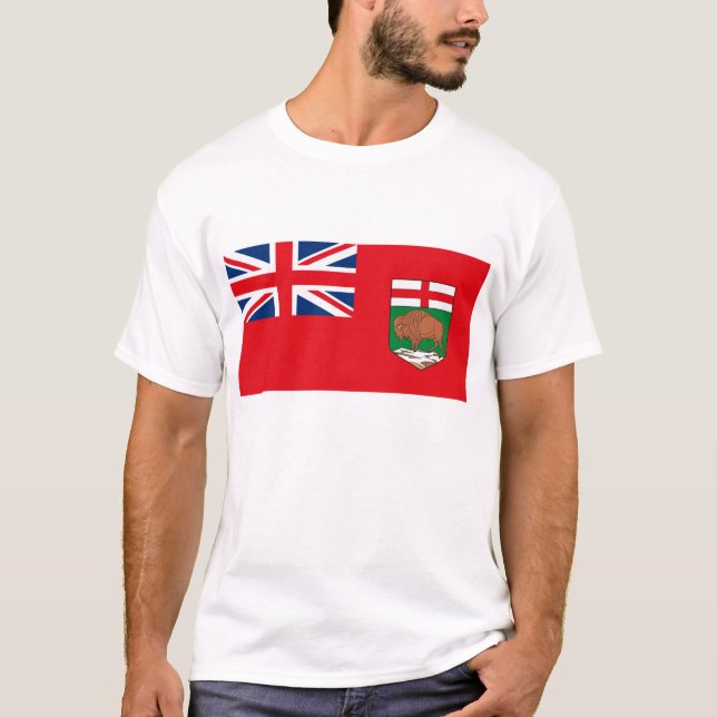 Camiseta de la bandera de Manitoba (Anverso)