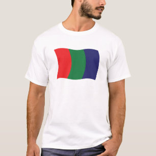 Camiseta de la bandera de Marte