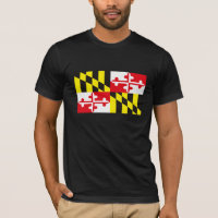 Camiseta de la bandera de Maryland