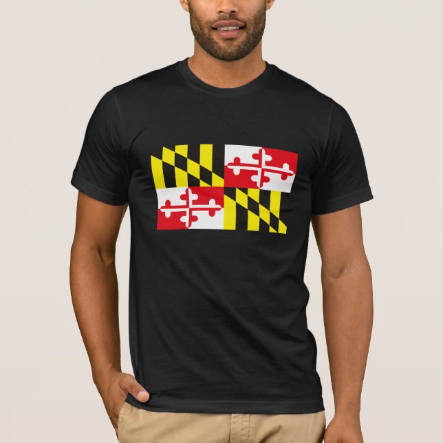 Camiseta de la bandera de Maryland (Anverso)