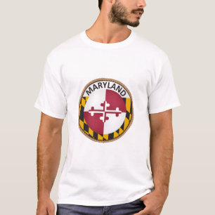 Camiseta de la bandera de Maryland