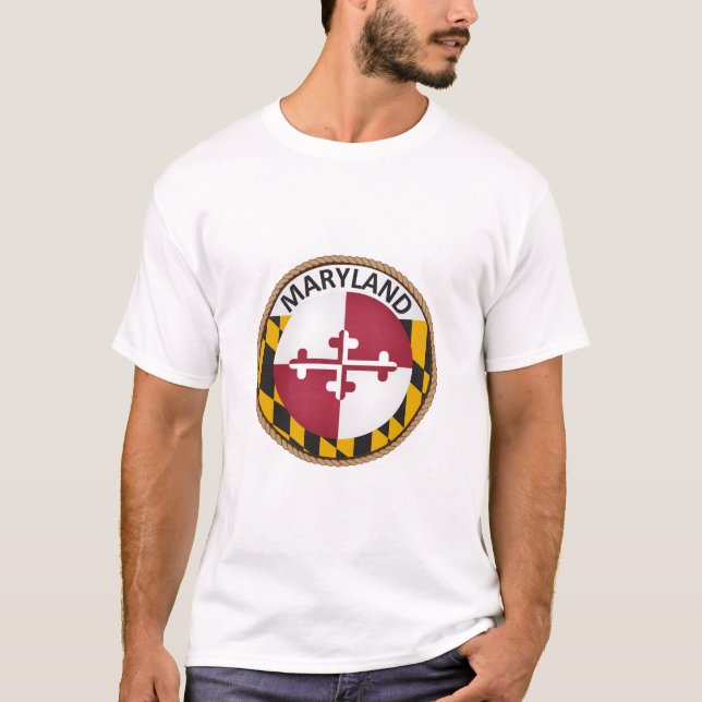 Camiseta de la bandera de Maryland (Anverso)