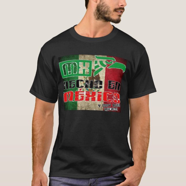 Camiseta de la bandera de México (Anverso)