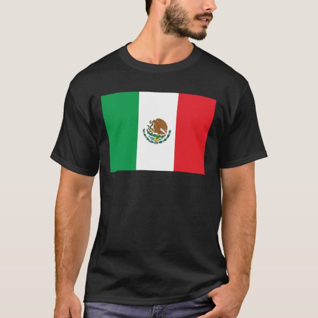 Camiseta de la bandera de México (Anverso)