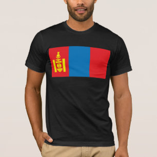Camiseta de la bandera de Mongolia