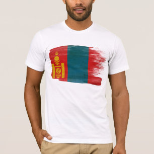 Camiseta de la bandera de Mongolia