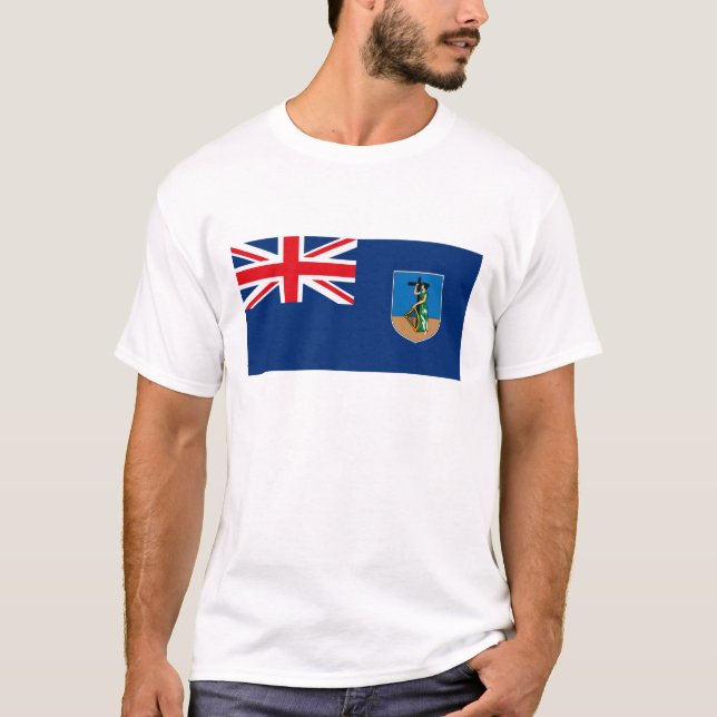 Camiseta de la bandera de Montserrat (Anverso)