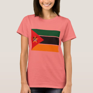 Camiseta de la bandera de Mozambique