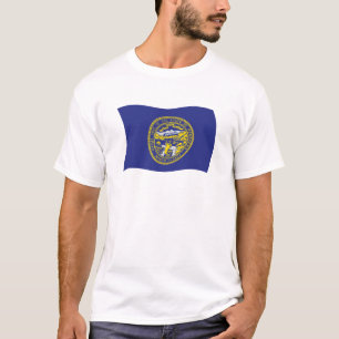 Camiseta de la bandera de Nebraska