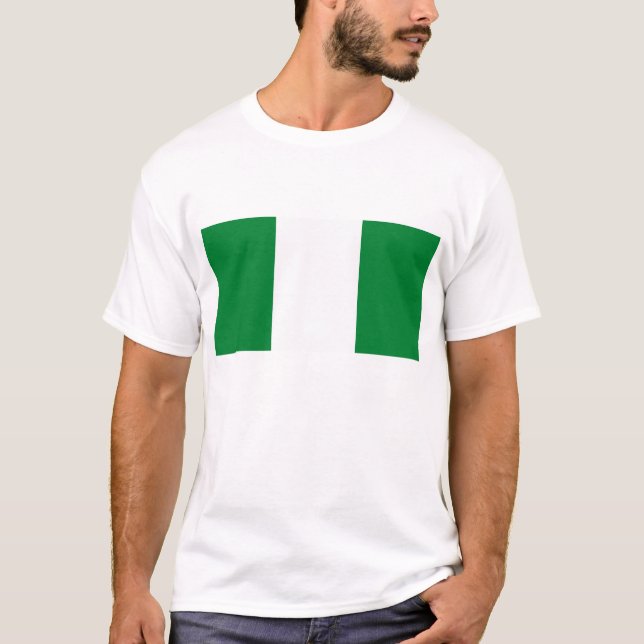 Camiseta de la bandera de Nigeria (Anverso)