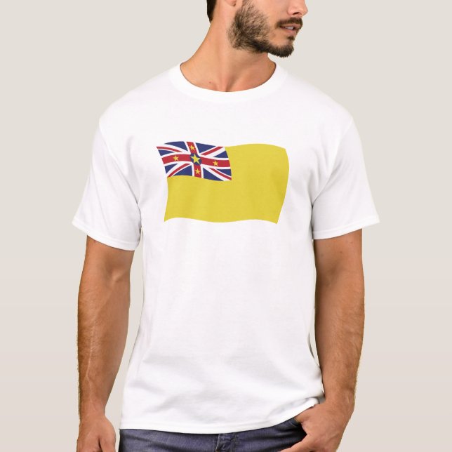 Camiseta de la bandera de Niue (Anverso)