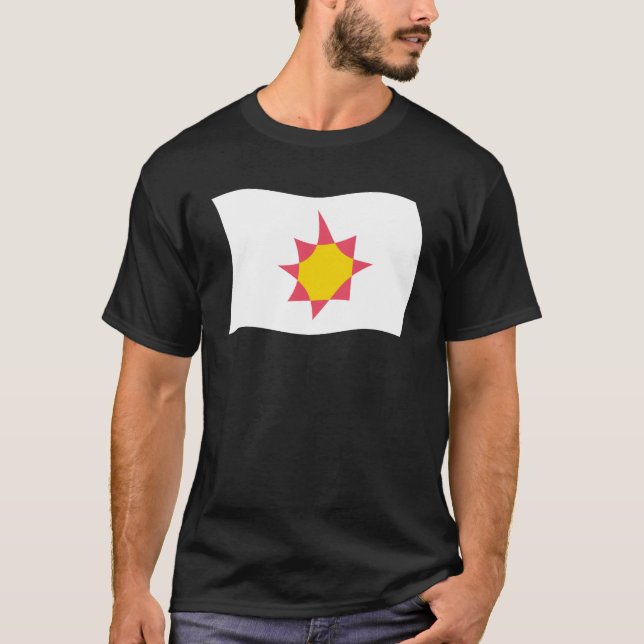 Camiseta de la bandera de Novial (Anverso)