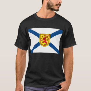 Camiseta de la bandera de Nueva Escocia