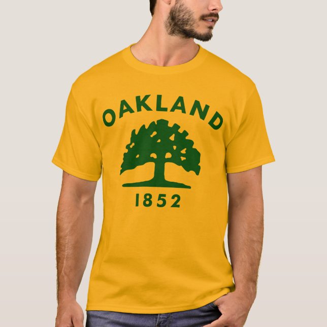 Camiseta de la bandera de Oakland (Anverso)