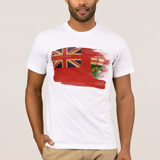 Camiseta de la bandera de Ontario (Anverso)