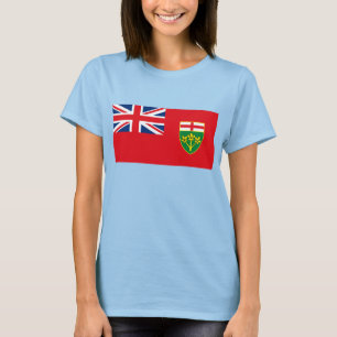 Camiseta de la bandera de Ontario