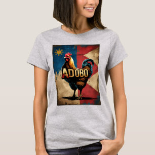 Camiseta de la bandera de orgullo Pinoy Adobo de p