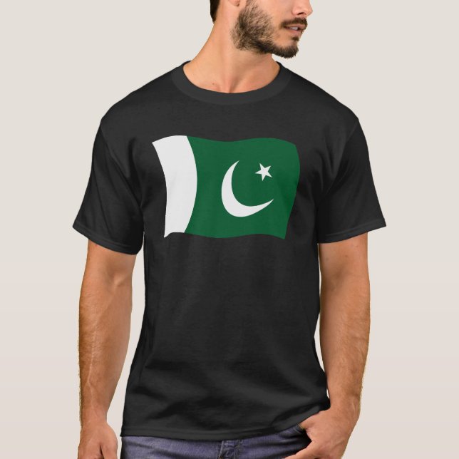 Camiseta de la bandera de Pakistán (Anverso)