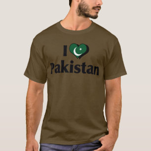 Camiseta de la bandera de Pakistán que amo