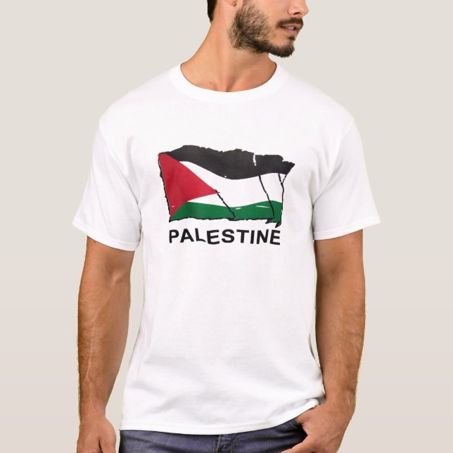 Camiseta de la bandera de Palestina (Anverso)