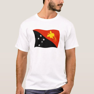 Camiseta de la bandera de Papúa Nueva Guinea