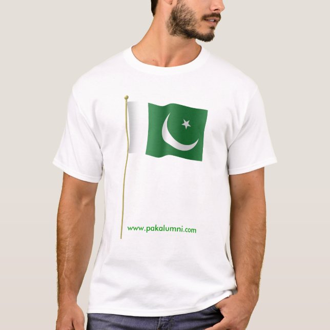 Camiseta de la bandera de Paquistán (Anverso)