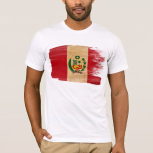 Camiseta de la bandera de Perú