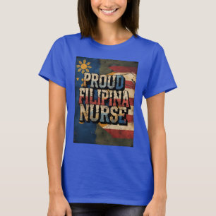Camiseta de la bandera de Pinay orgullosa enfermer