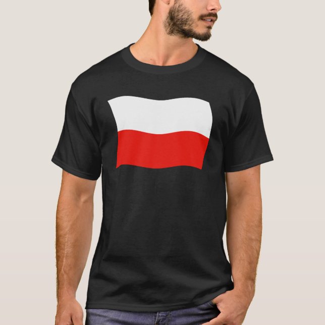Camiseta de la bandera de Polonia (Anverso)