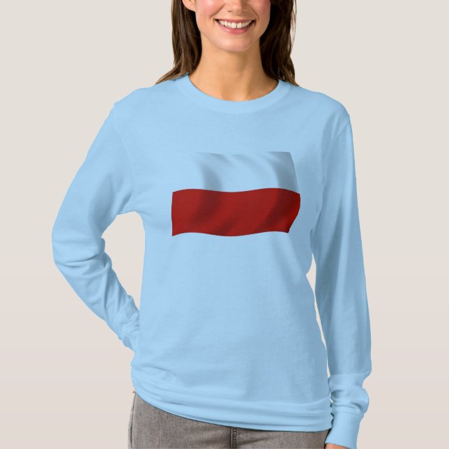 Camiseta de la bandera de Polonia (Anverso)