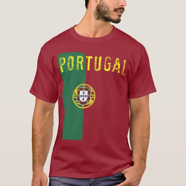 Camiseta de la bandera de Portugal (Anverso)