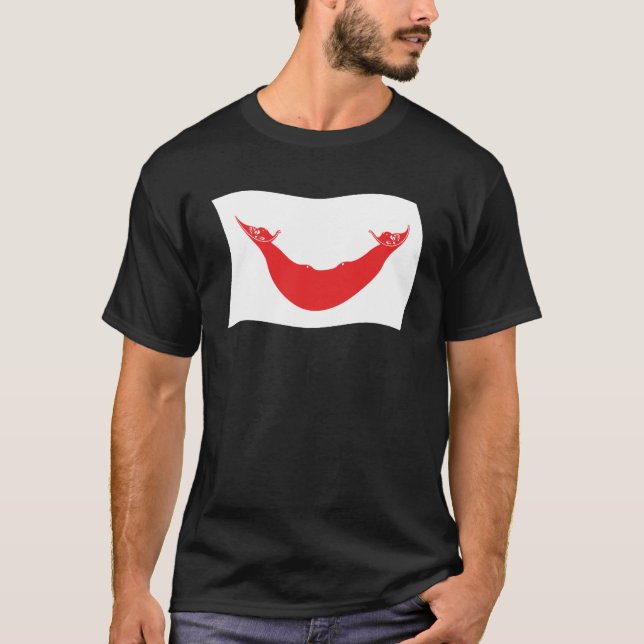 Camiseta de la bandera de Rapa Nui (Anverso)