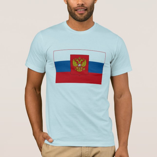 Camiseta de la bandera de Rusia (Anverso)