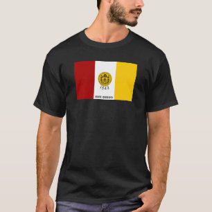 Camiseta de la bandera de San Diego, California