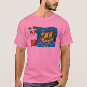 Camiseta de la bandera de San Pedro y Miquelón
