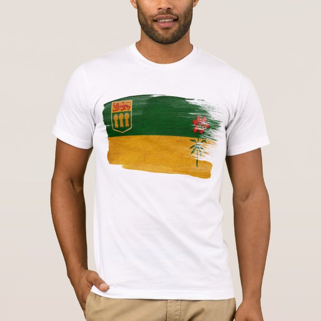 Camiseta de la bandera de Saskatchewan (Anverso)
