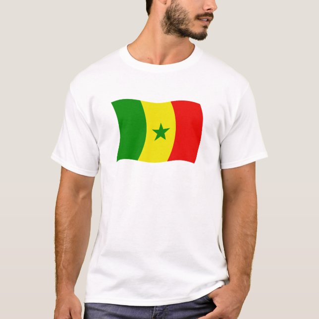 Camiseta de la bandera de Senegal (Anverso)