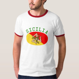 Camiseta de la bandera de Sicilia