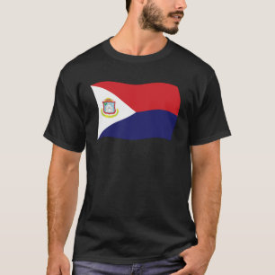 Camiseta de la bandera de Sint Maarten