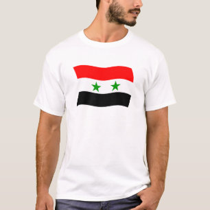 Camiseta de la bandera de Siria
